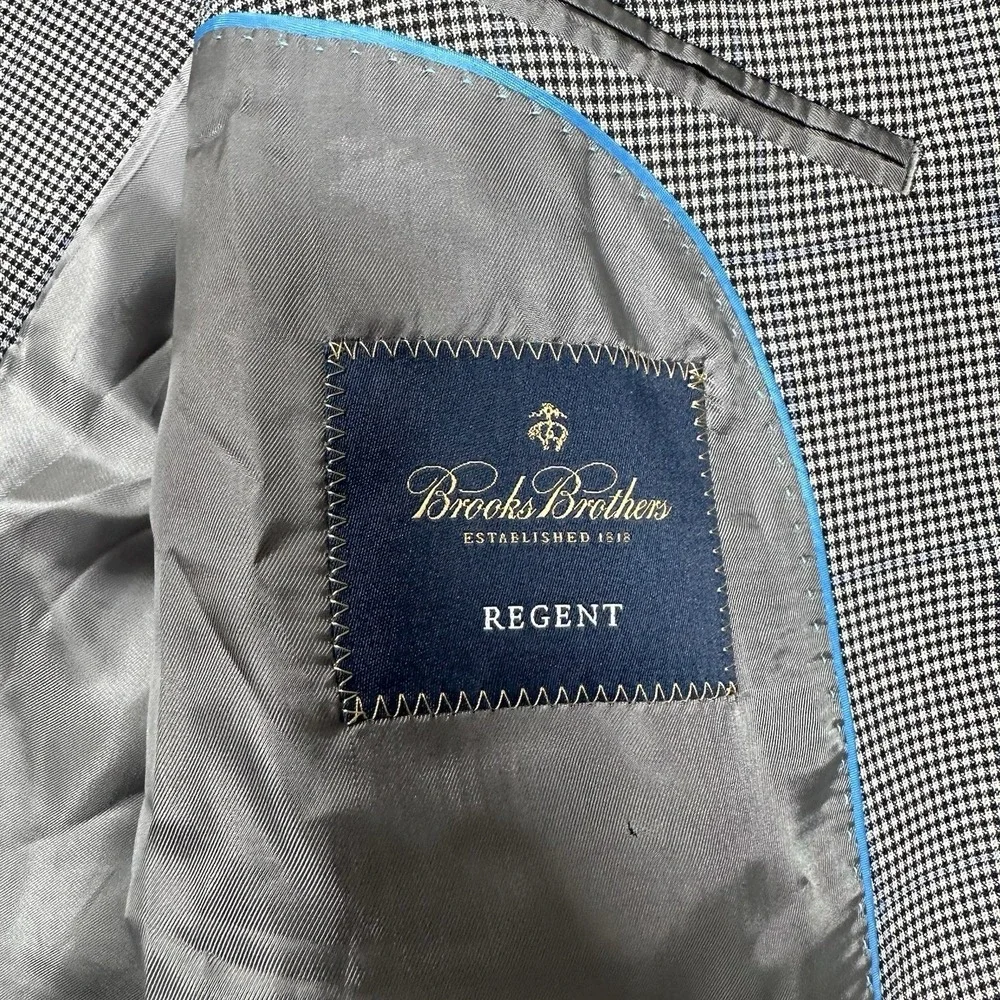 Brooks Brothers Blazer Mens 44 Windowpane Regent Reda Wool Brookscool Travel
